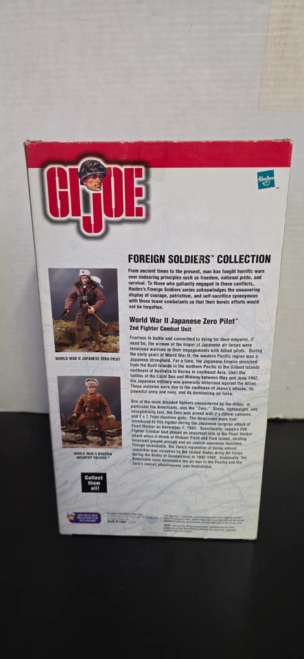 GI Joe Colección Soldados Extranjeros Segunda Guerra Mundial Japonés Zero Piloto Foto 3 de 4