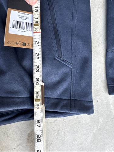 The North Face Ridgewall Soft Shell Full Zip Jacket Navy Men’s M w/ Corp. Logo - Picture 7 of 11