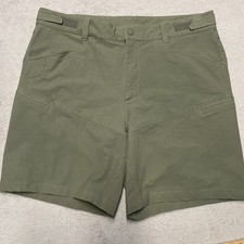 Ten Thousand Tactical Utility Shorts Mens 36 Green Zip Pockets Adjustable Waist