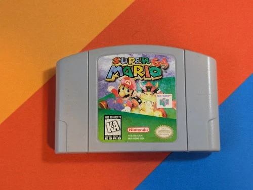 Super Mario 64 Nintendo 64 Authentic OEM Cleaned Tested Working Great Mario64