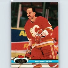 1991-92 Stadium Club Ric Nattress #217 Calgary Flames