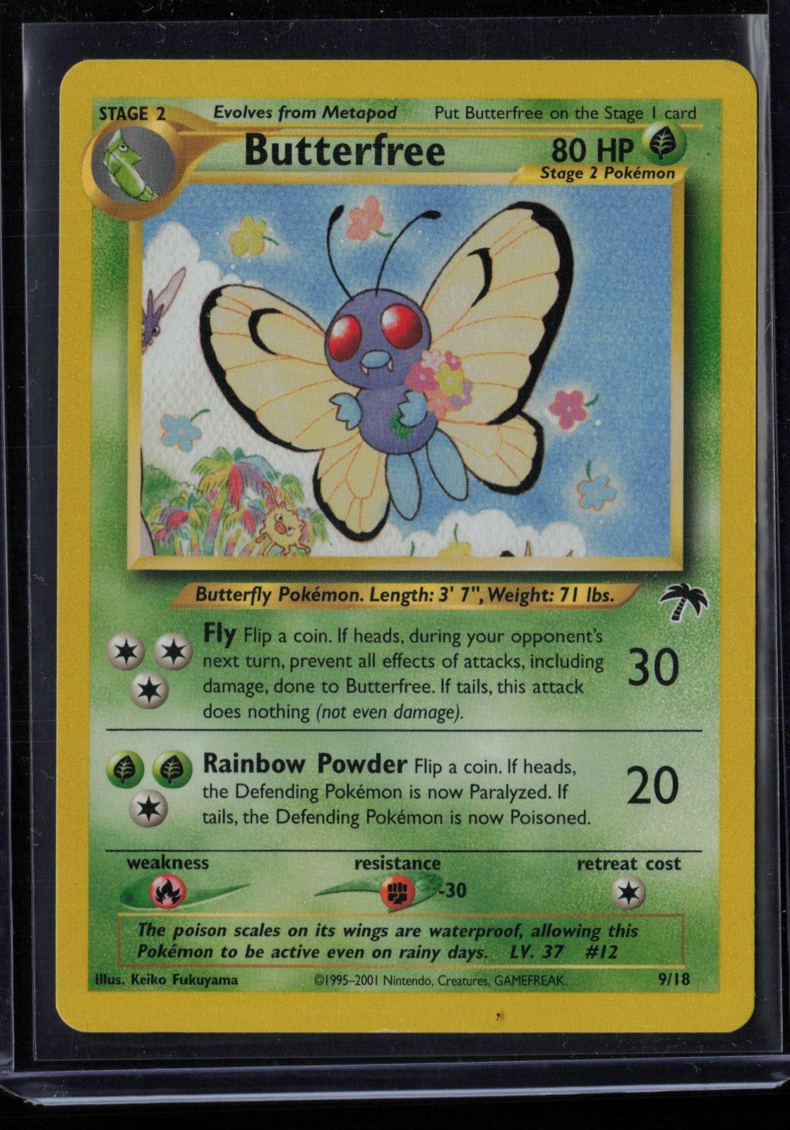 Butterfree 9/18 Pokemon Southern Islands Lightly Played
