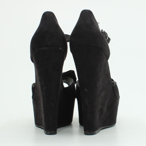 Tacones de oficina para mujer UK 3 negros 100 % otra plataforma - Imagen 9 de 9