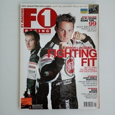 F1 Racing Formula One Magazine Issue February 2003 Jenson v Jacques Fighting Fit
