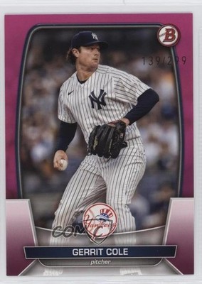2023 Bowman Fuchsia 139/299 Gerrit Cole #83 13h8