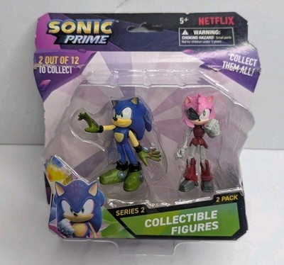 SONIC PRIME NETFLIX COLLECTIBLE FIGURE 2 PACK SERIES 2 SONIC & Rusty Rose (Amy)
