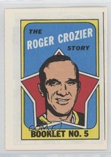 1971-72 Topps Booklet Roger Crozier #5 14tz