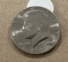 1986 D Clad Kennedy Half Dollar-Nice Rim- FREE SHIPPING