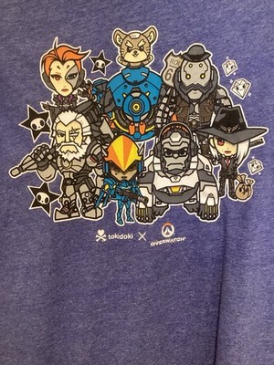 Toki Doki X Overwatch Blue T-Shirt Medium