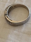 Vintage Sterling Silver & CZ Ornate Ring Size 9 — photo 4