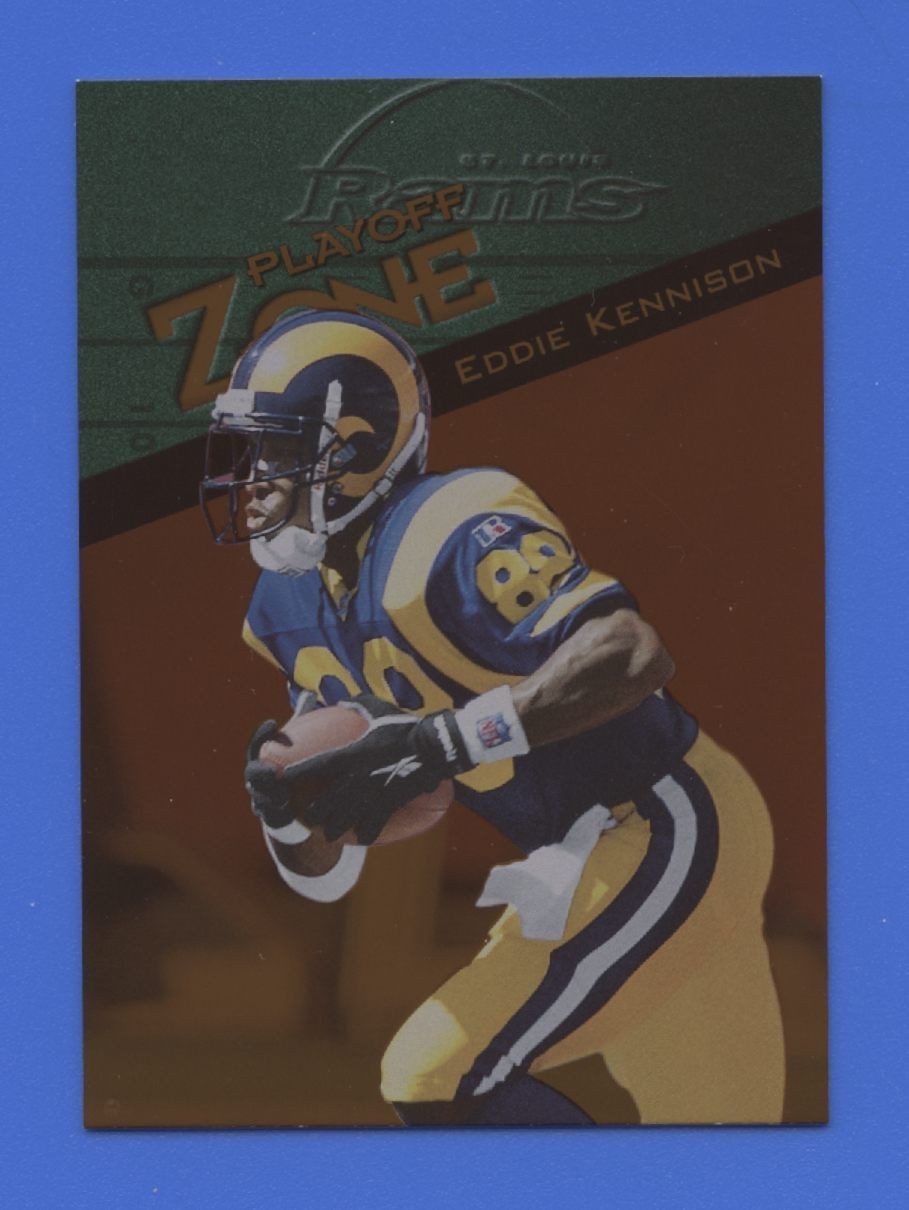 1997 Playoff Zone Eddie Kennison Gold SSP #1/5 LSU Rams Saints Bears #58