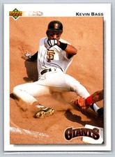 1992 Upper Deck #107 Kevin Bass - San Francisco Giants
