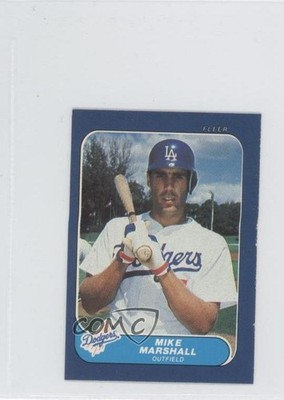 1986 Fleer Classic Miniatures Mike Marshall #30 0b1