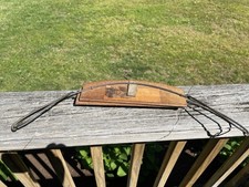 Antique Circa 1900 Belmar Co Wood and Metal Suit and Skirt Holder Coat Hanger