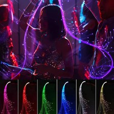 6ft Rechargeable LED Fiber Optic Whip,360 Swivel 23 Mode Effects