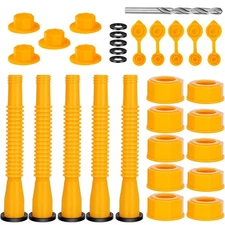 Spacemart Gas Can Spout Replacement, Flexible Pour Nozzle for 1/2/5/10 Gallon
