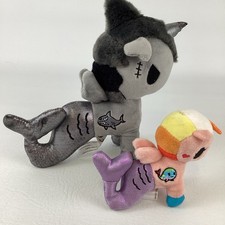 Tokidoki Aurora World Sharkbite Mermicorno Perlina Plush Stuffed Toys Bundle Lot