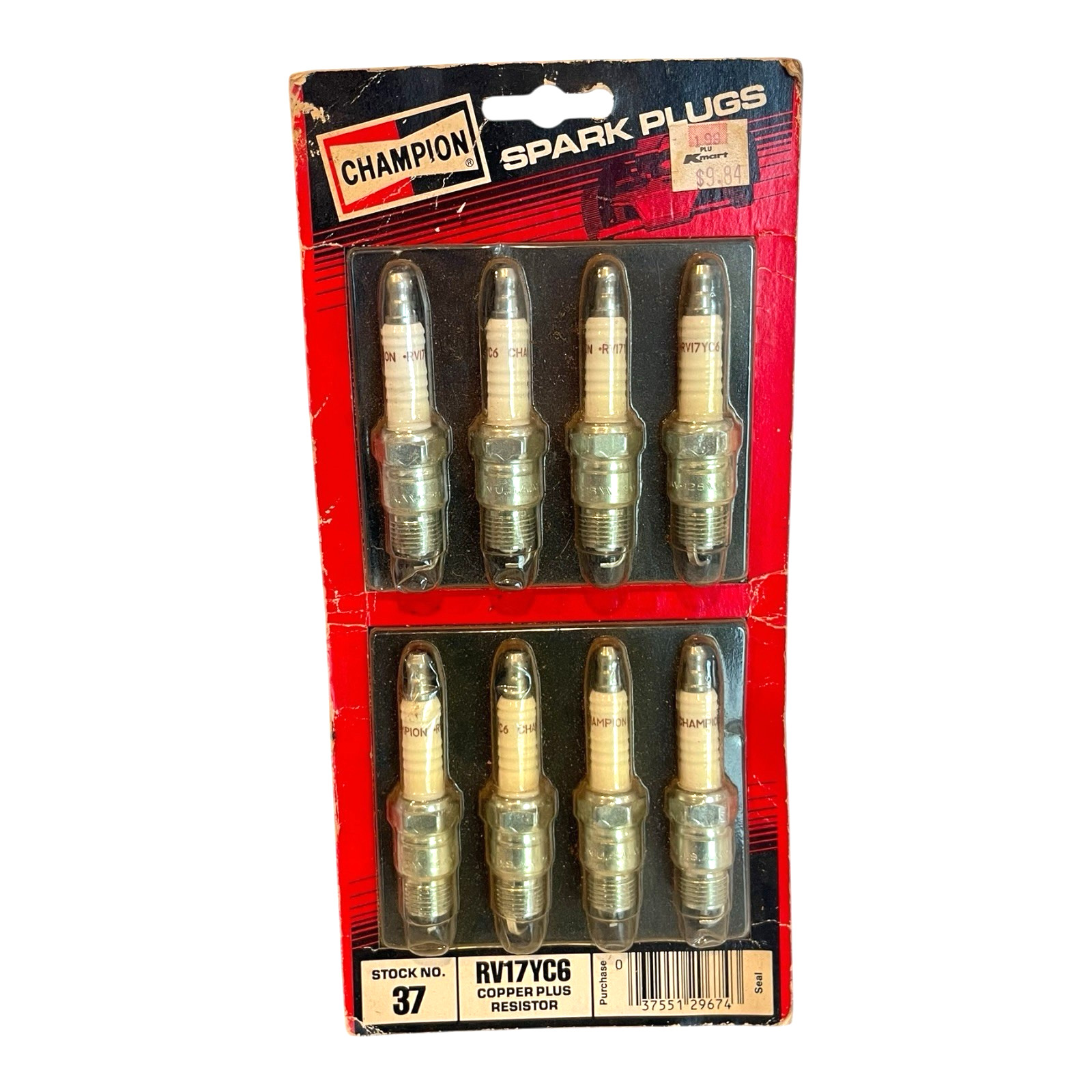 New Old Stock NOS Champion Spark Plugs Copper Plus RV17YC6 Set Of 8
