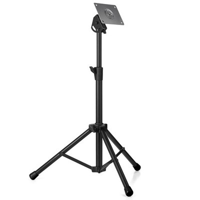 Electronic Mounting Stand with Plate for Drum Pads, Foldable, Black