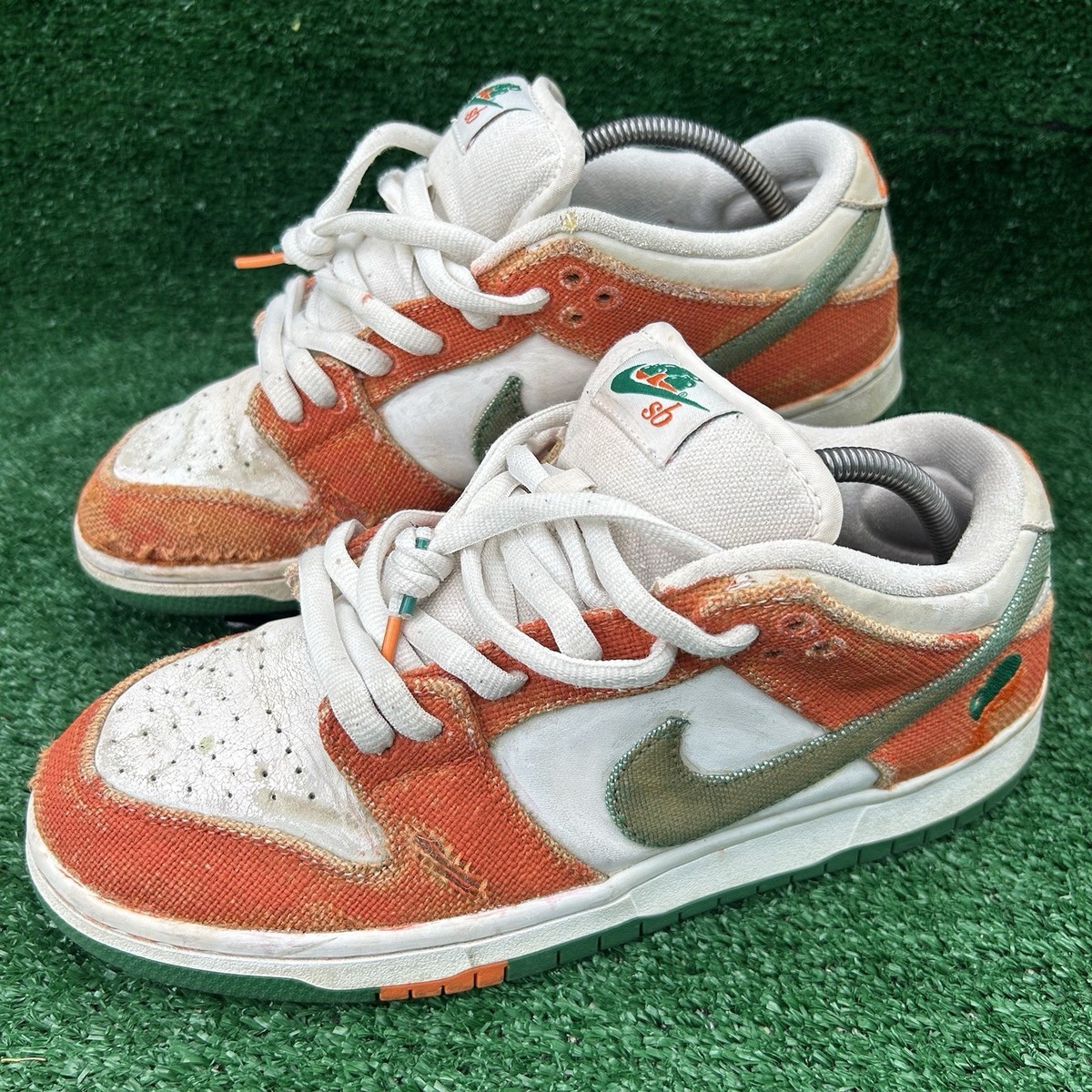 Nike SB Dunk Low Jarritos Orange Canvas Green FD0860 001 Mens 9 