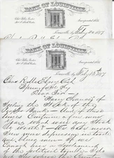 (2) Feb. 1877 Letters ~ Re: US Political Trouble, Unresolved Election President?