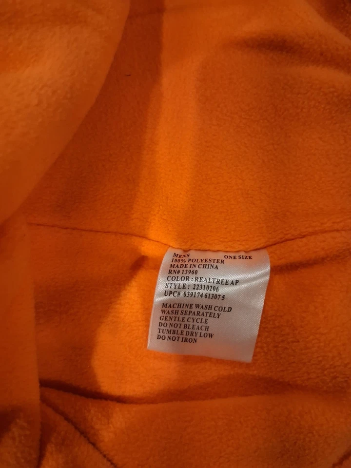 RealTree Men’s Reversible Camo/Orange Neck Gaiter - Image 3 of 3