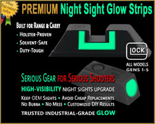 Glock Night Sight Upgrade Diy Premium Glw G17 G19 G19x G20 G21 G22 G23 G26 G48