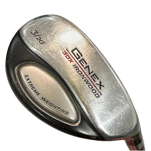 Nickent Genex 3DX Ironwood 20° 3 Wood Uniflex Steel Shaft 39.5” RH