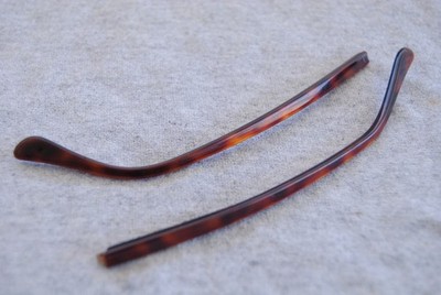 amor eyeglasses prts temples pair 130mm jasper brun made in france