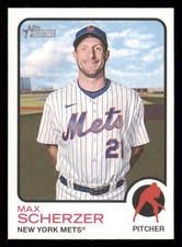 2022 Topps Heritage Player Icon Color Swap Variations #641 Max Scherzer