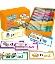NEW Word Family Build Book Set 30 Phonics Books for Kids Factory Sealed Ages 5