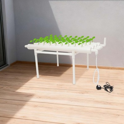 Hydroponic Grow Kit System 1 layer 36 Löcher 4 Tube Gemüsebepflanzung Set