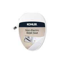 Kohler PureWash M300 Manual Elongated Bidet Toilet Seat, Chrome Handle, Quiet...