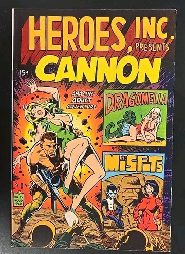 Heroes, Inc Presents Cannon #1 - Wally Wood 1969 -