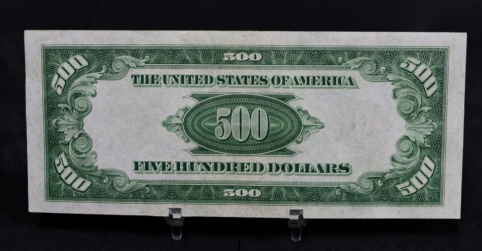 1934a Small Size $500 FRN CRISP AU (B215) - Image 2 of 2