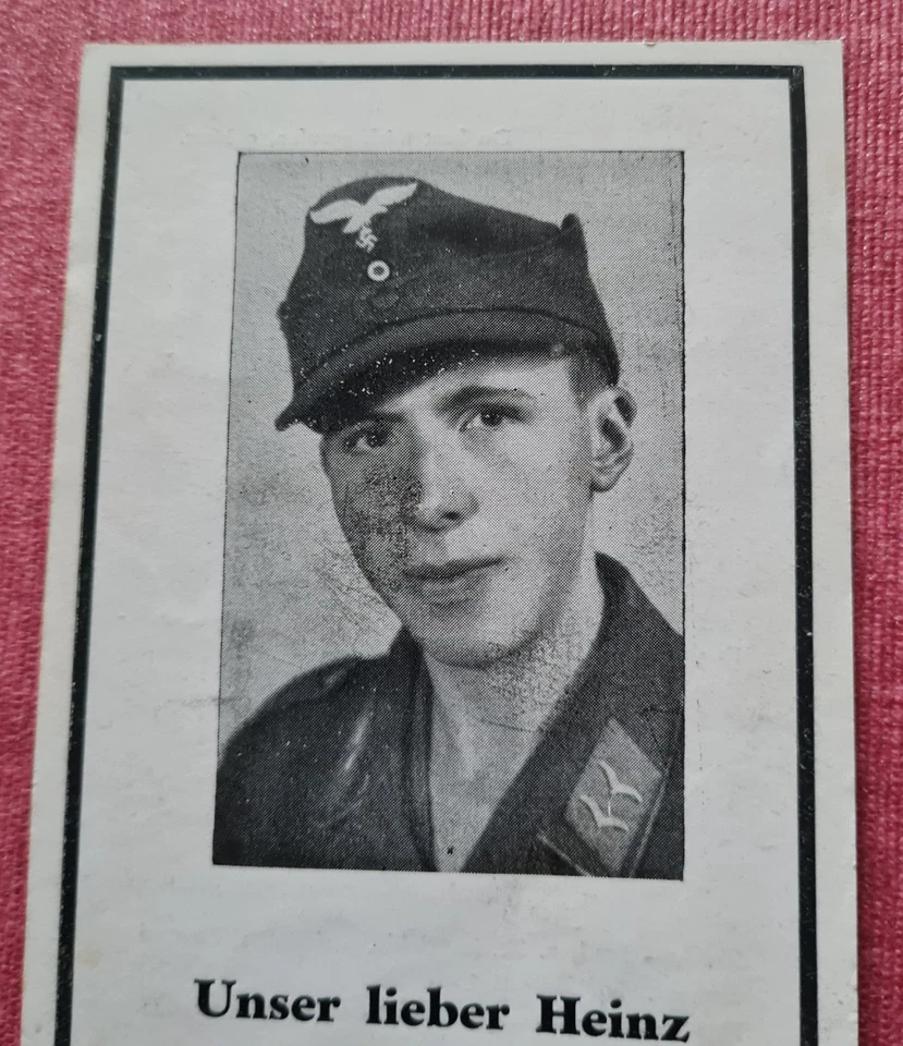 Sterbebild Totenzettel 2. WK Italien - Bild 2 von 2