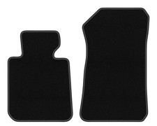 Fu�matten Automatten Vorne Velours Schwarz f�r BMW 1 E81 2004-2011