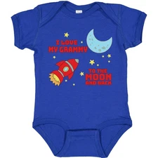 Inktastic I Love My Grammy To The Moon And Back Baby Bodysuit Family Grandmother