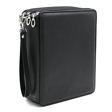 168 Slots Colored Pencil Organizer - Deluxe PU Leather Pencil Case Holder Bl...