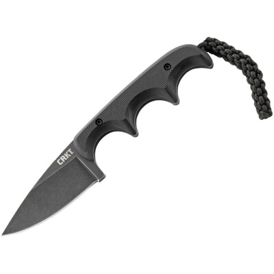 CRKT Minimalist Jagdmesser mit 5,4 cm Edelstahlklinge, G10 Griff und GRN-Scheide