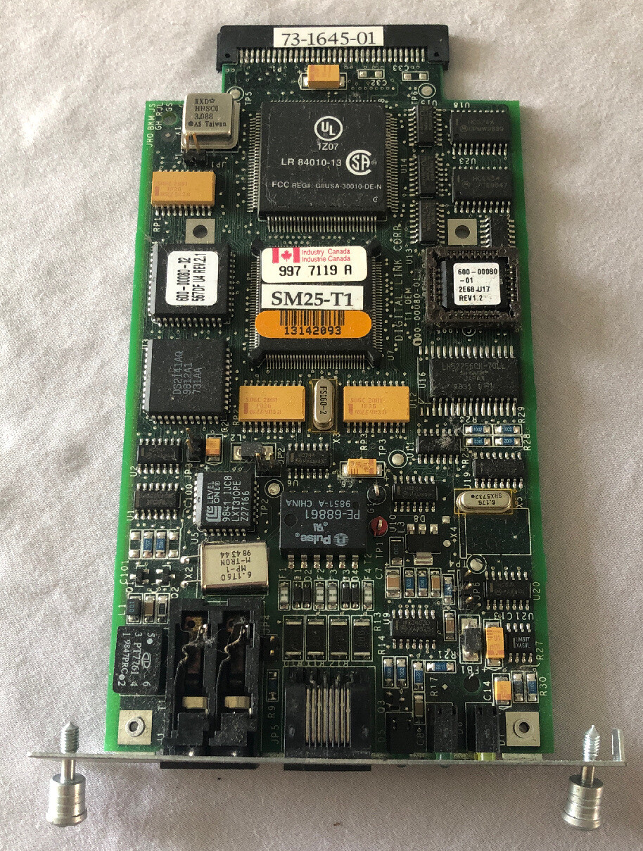 GENUINE CISCO SM25-T1 / 73-1645-01 FT1/T1 DSU/CSU WAN INTERFACE MODULE ...