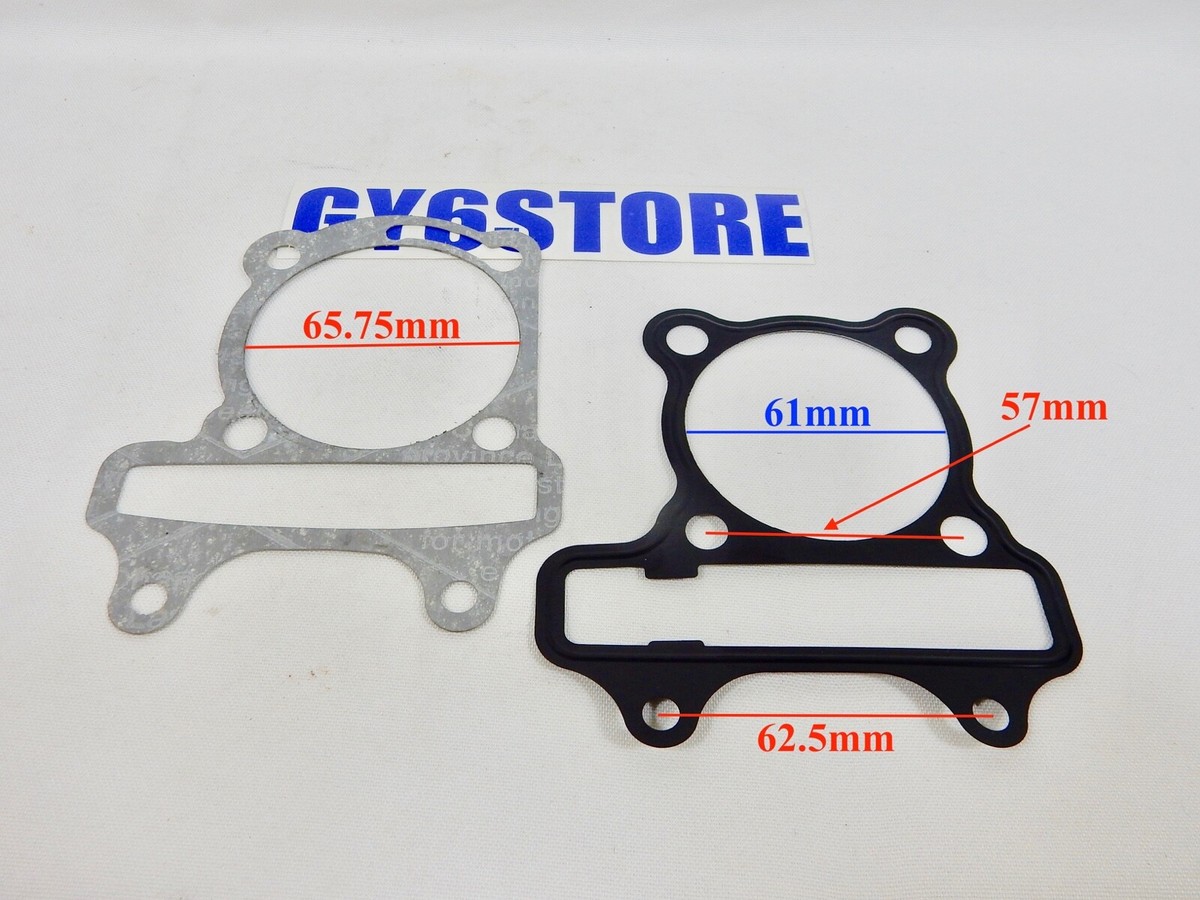 GY6 150cc PISTON RINGS (57.4mm) FOR CHINESE SCOOTERS WITH 150cc 157QMJ GY6 MOTOR - View #10