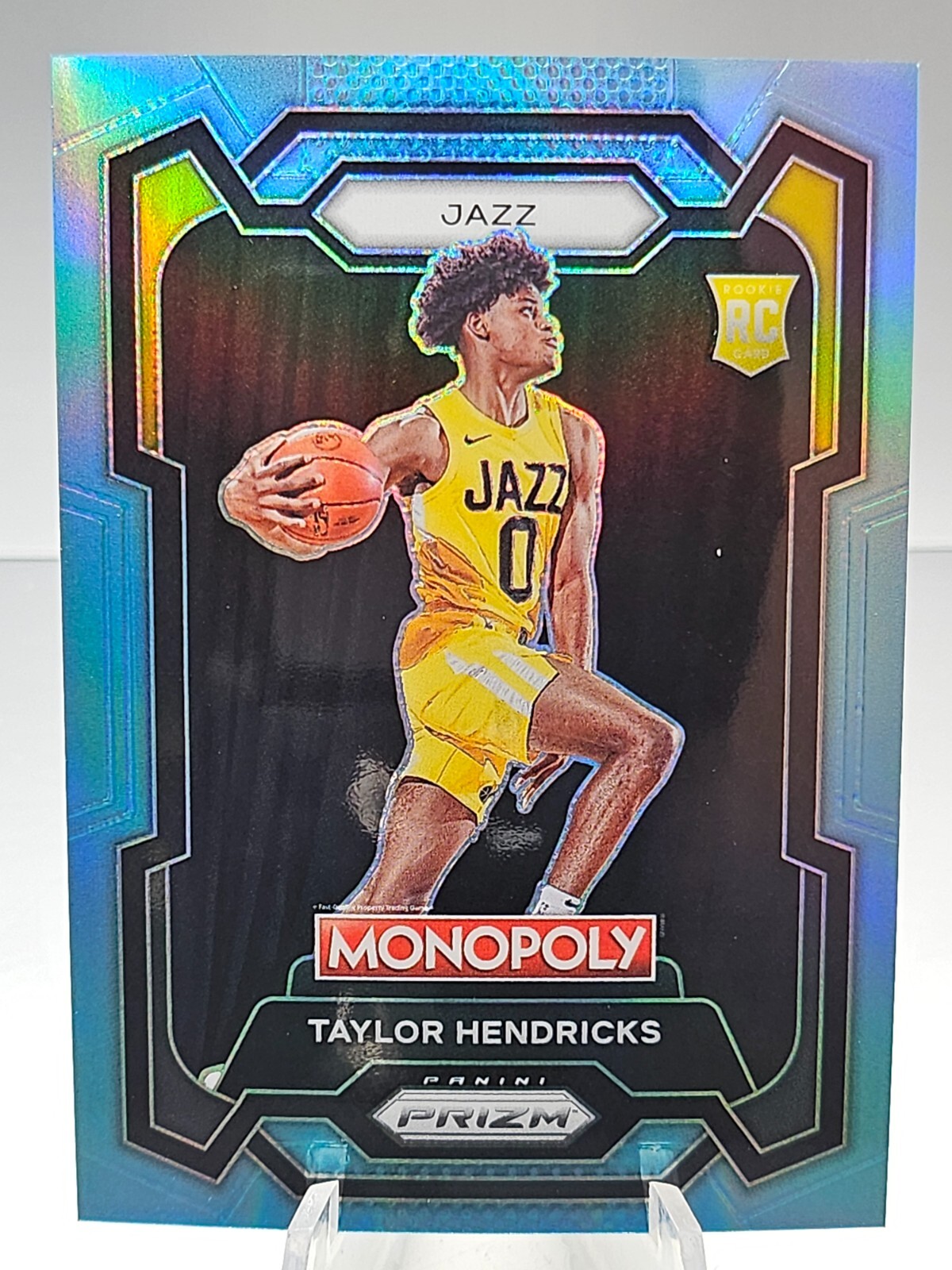 2023-24 Panini Prizm Monopoly Light Blue #86 Taylor Hendricks /199