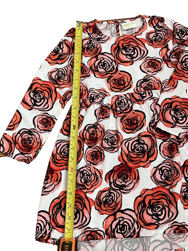 CRAZY 8 Girls 5T Pink Red Rose Floral Dress - Picture 5 of 6