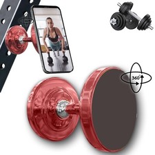 Gym Magnetic Phone Mount - Double Sided Magnet Holder - Phone Holder For Videos