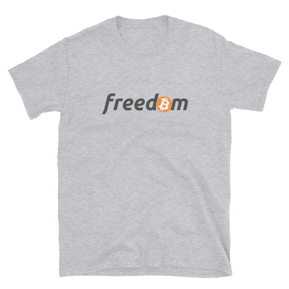 Bitcoin is Freedom T-shirt crypto trader gift graphic tee | eBay