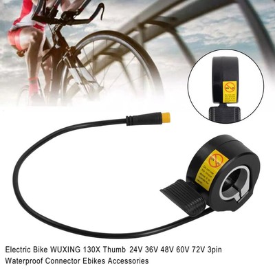 3 Pin Thumb Electric Bicycle E-bike Grip Finger Accelerator