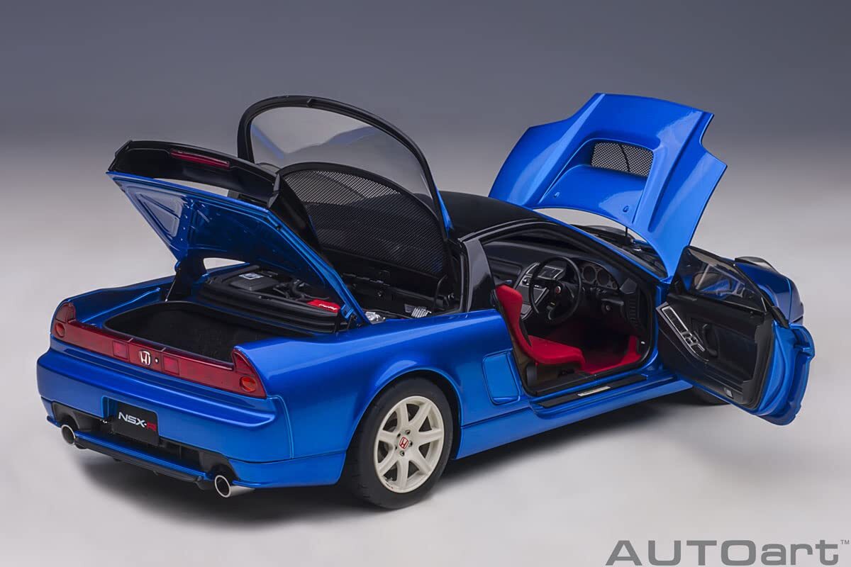 AutoArt 1/18 Honda NSX-R (NA2) Long Bee Blue Pearl Completed