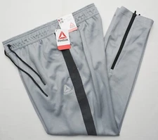 Reebok #11310 NEW Men's Slim Elastic Waist Drawstring Interlock Pants