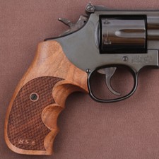 KSD Brand SW N Frame Round Butt Compatible Walnut Grips